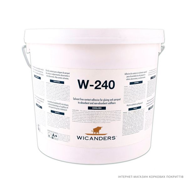 Контактний водний клей для пробки Wicanders W-240 (1 кг) CW02006 фото
